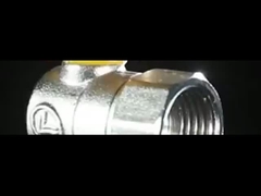 Aluminium Handle Male x Female Brass Gas Ball Valve