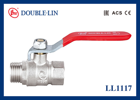 Flat Lever Handle 1/2 " 16 Bar Pria X Wanita katup bola