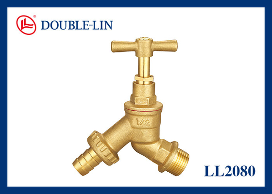 Brass Handle Slow Open 16 Bar 1/2" x 3/4" Tap Stopcock