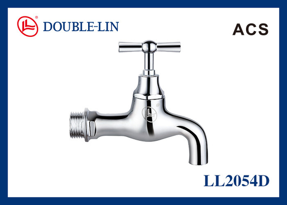 Chrome Plated Lambat Buka Kuningan Handle Air Stop Tap