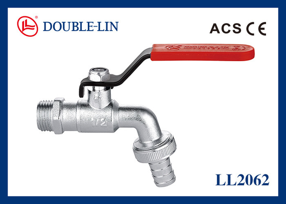 Chrome Plated 16 Bar 1/2 "x 1/2" Brass Hose Bibcock