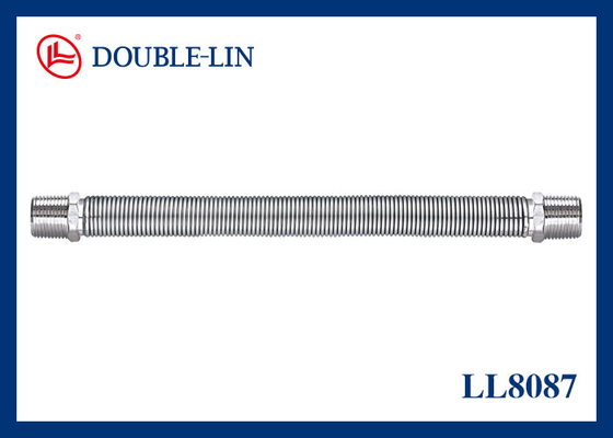 Male X Male Screw Nut Stainless Steel Corrugated Hose
