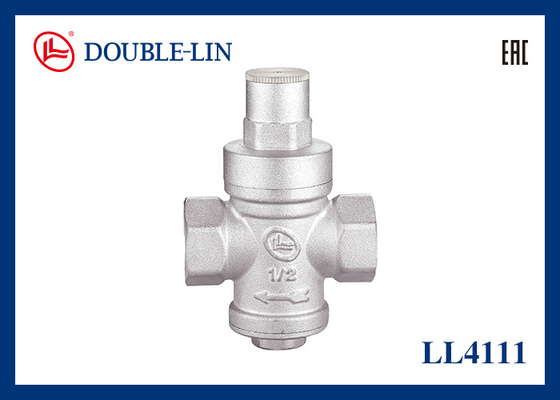 Katup Penurun Tekanan 1/2" 3/4" PN16 Ulir ISO228 0℃ hingga 80℃ Tekanan Kerja