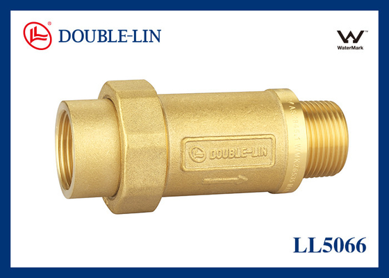 1 "Brass Dual Check Valve 232psi ISO228 Thread