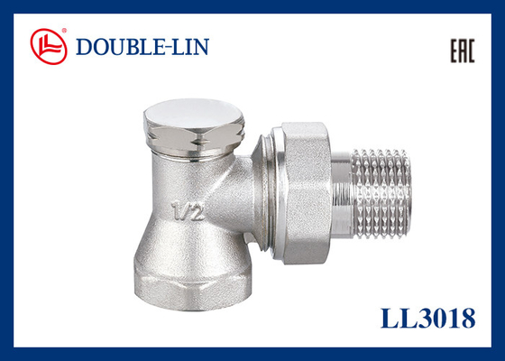 BS2779 Benang dari 0°C sampai 120°C Suhu Kerja 10 Bar Angle Lockshield