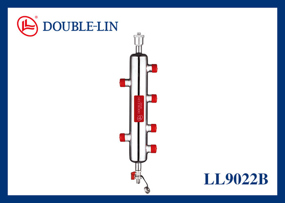 DN25 Kuningan Manifold Hydraulic Terpisah Connect By Thread Tangki stainless steel