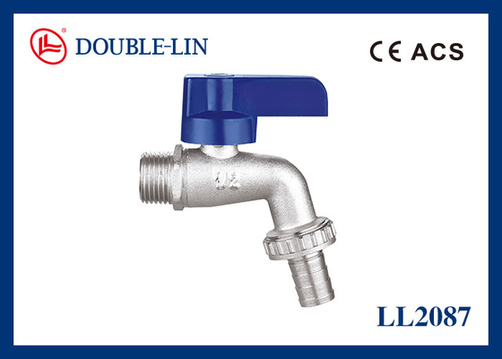 ISO228 Thread ABS Flat Lever Handle 1/2" X 3/4" Brass Bibcocks Dengan Tipe Stem O-Ring Ganda