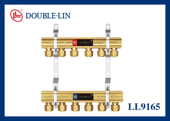 BS2779 Thread 8 Way 16 Bar 1 Inch Brass Manifold