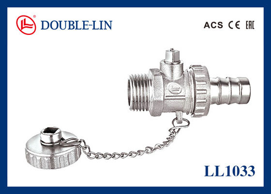 Kunci Tutup On dan Off Operasi HPB 57-3 Brass Drain Ball Valve
