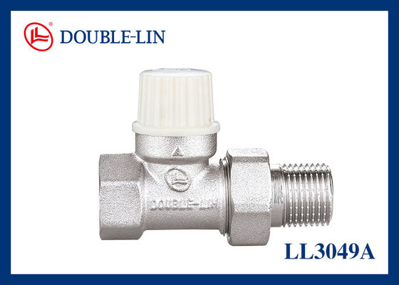 Katup Lockshield Lurus Ulir ISO228 10 Bar