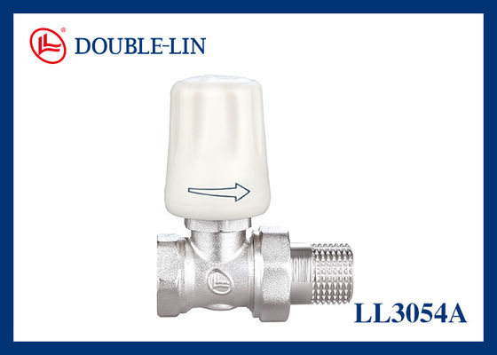 HPB 57-3 Klep radiator termostatik lurus kuningan