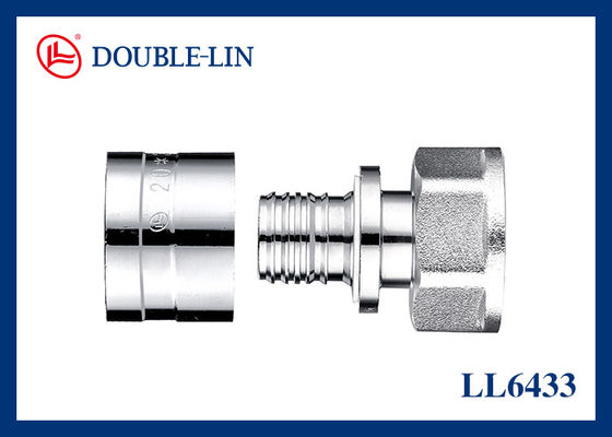 16×F3/4" Kuningan Female Straight Union Pex Pipe Fittings