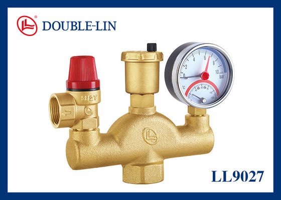 F1" 232 psi Kompak Boiler Unit Keamanan Untuk Kuningan Manifold