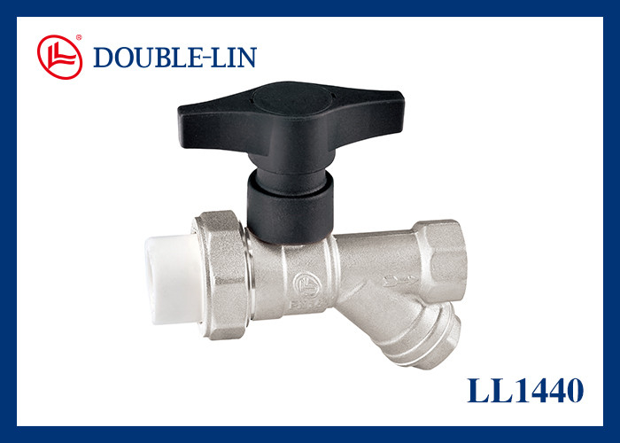 High Handle Filter 3/4 Inch Brass Ball Valve Dengan T Handle