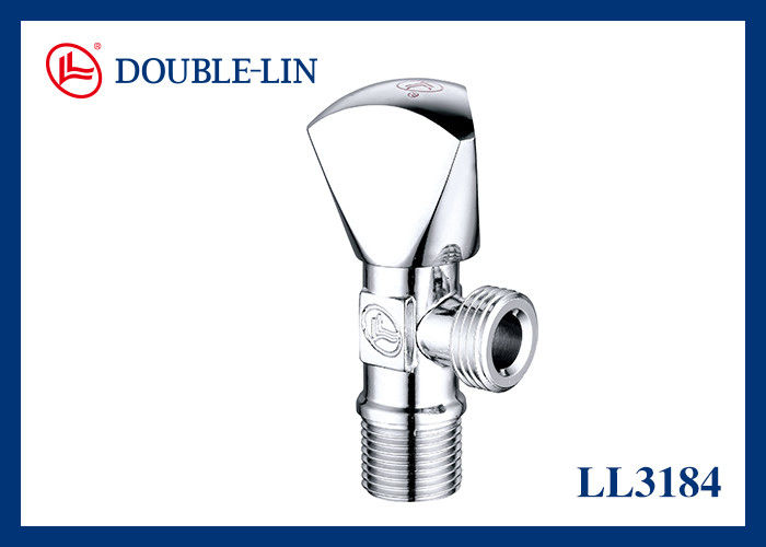 Tipe ringan Sink paduan Handle 10 Bar Kuningan katup sudut